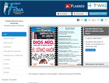Tablet Screenshot of fesea.org.ar